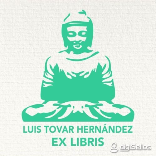 Selo ex-libris do Buda